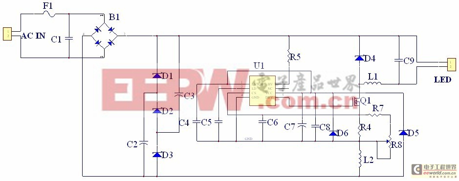 15W LED日光燈恒流驅(qū)動方案設(shè)計(jì)