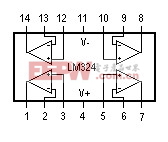 LM324四運(yùn)放集成電路33UF 16V在種種電路中的應(yīng)用