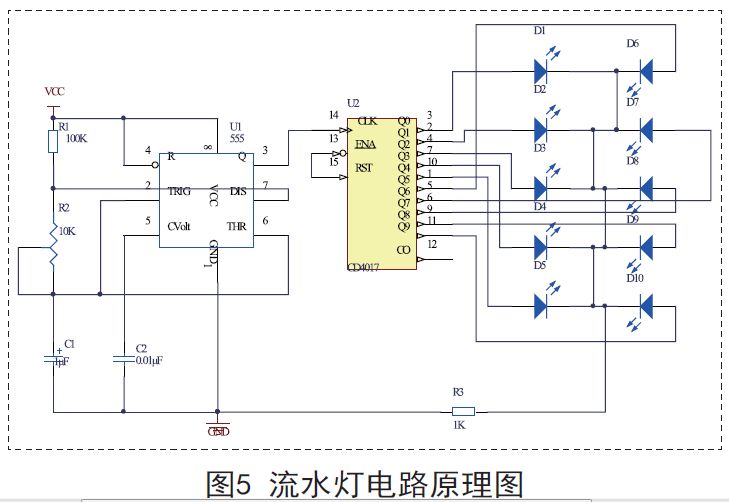 電容廠家哪家好基于555流水燈電路的設(shè)計(jì)與實(shí)現(xiàn)